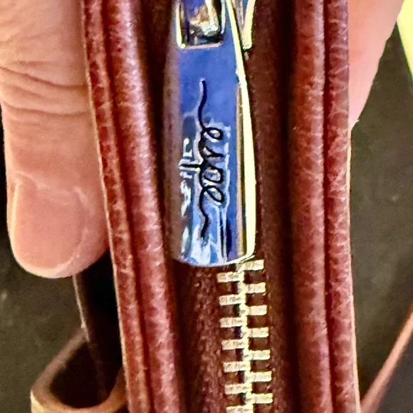 Espe Burgundy Floral Crossbody Bag - Picture 7 of 10